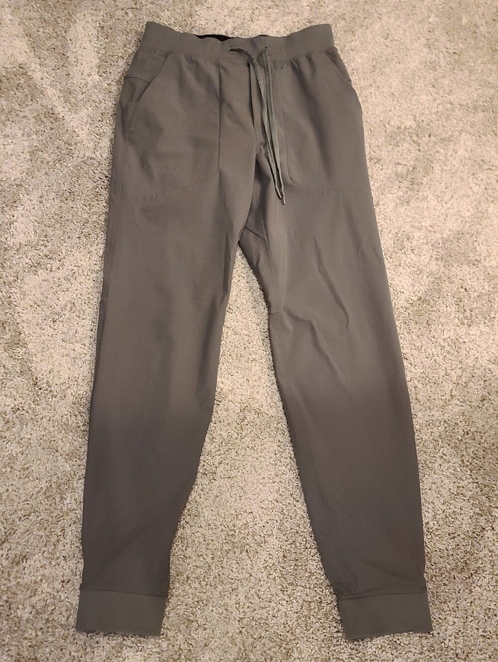 Women's S, Lululemon Olive Drawstring Jogger Pants
